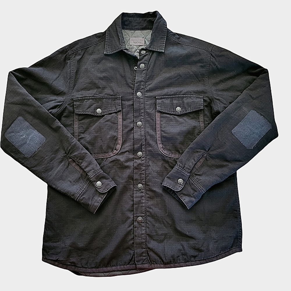 Good Acre By Taylor Stitch Project Elbow Patch Button Quilt Lined Jacket Size 40